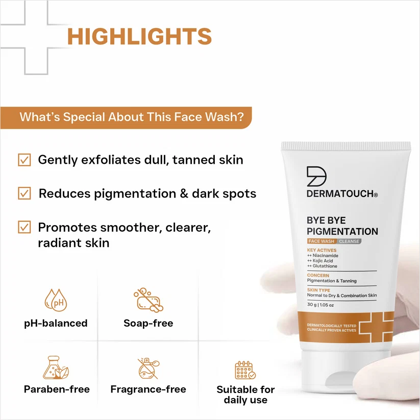 Bye Bye Pigmentation Face Wash for Pigmentation & Tanning