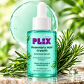 Plix Rosemary Hair Growth Advanced Serum (30 ml) | 3% Redensyl, 3% AnaGain & 3% Baicapil | Supports new hair growth & Helps strengthen Hair roots | Dermatologically tested | For Men & Women