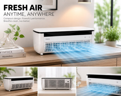 EDON Mini AC Air Cooler – Portable Personal Air Conditioner for Home & Kitchen