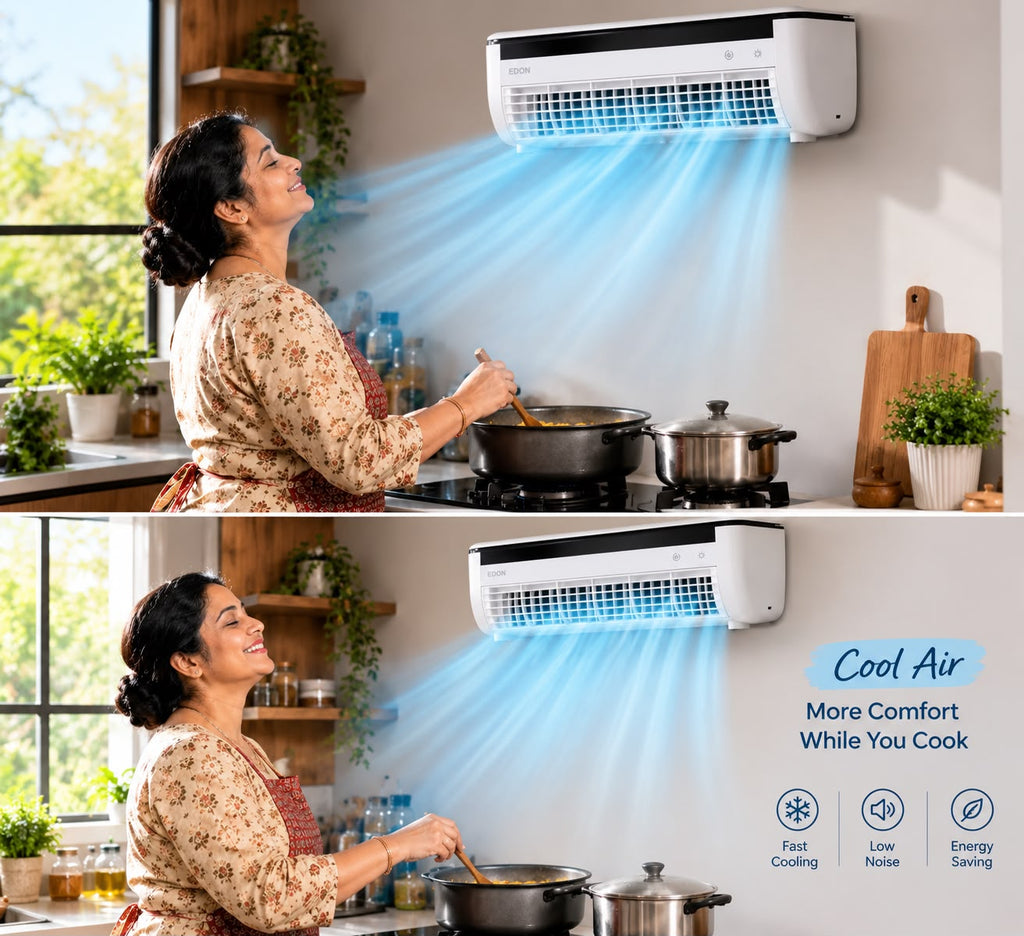 EDON Mini AC Air Cooler – Portable Personal Air Conditioner for Home & Kitchen (Copy)